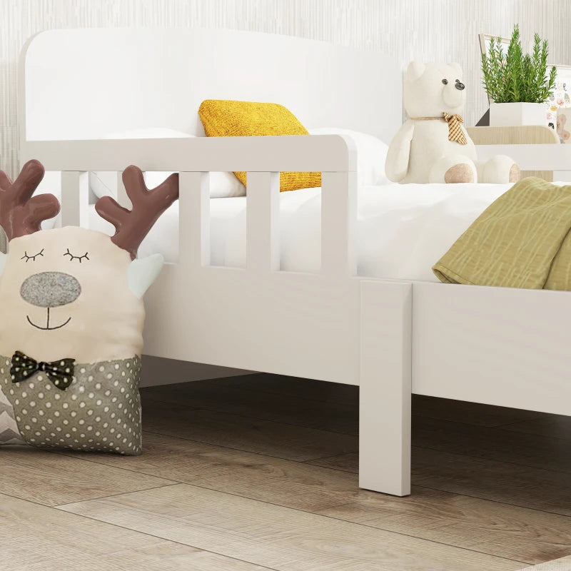 Capri Wooden Floor Bed With Safety Rails